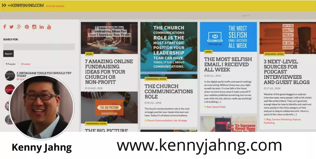 Kenny Jahng Blog
